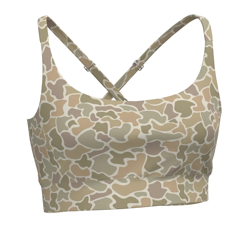Local Girl Sports Bra 2.0 - Forest Camo Desert
