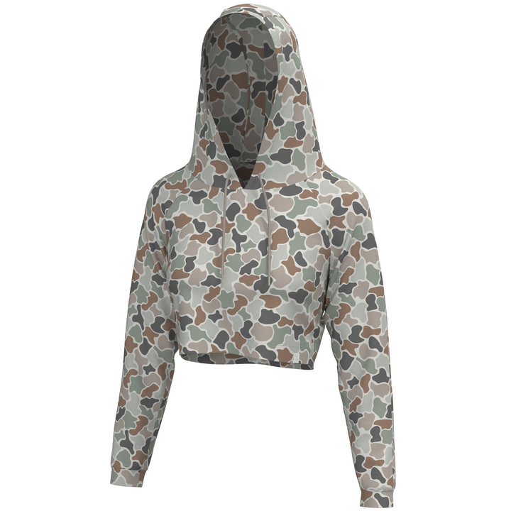 LG Velvet Fleece Cropped Hoodie - FC Flora