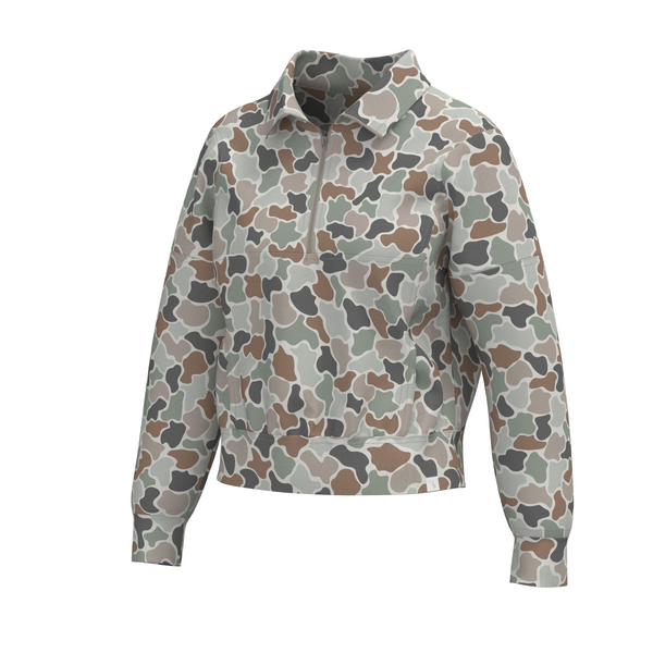 LG Velvet Fleece Quarter Zip - FC Flora