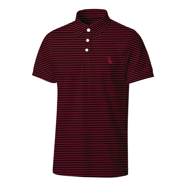 Collegiate Palms Polo - Garnet/Black