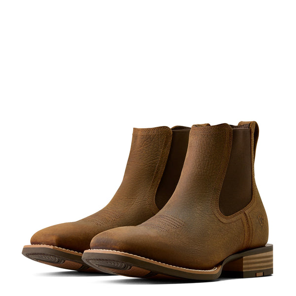 Ariat Men's Western Big Rig Wide Square Toe Chelsea Boot - Earth