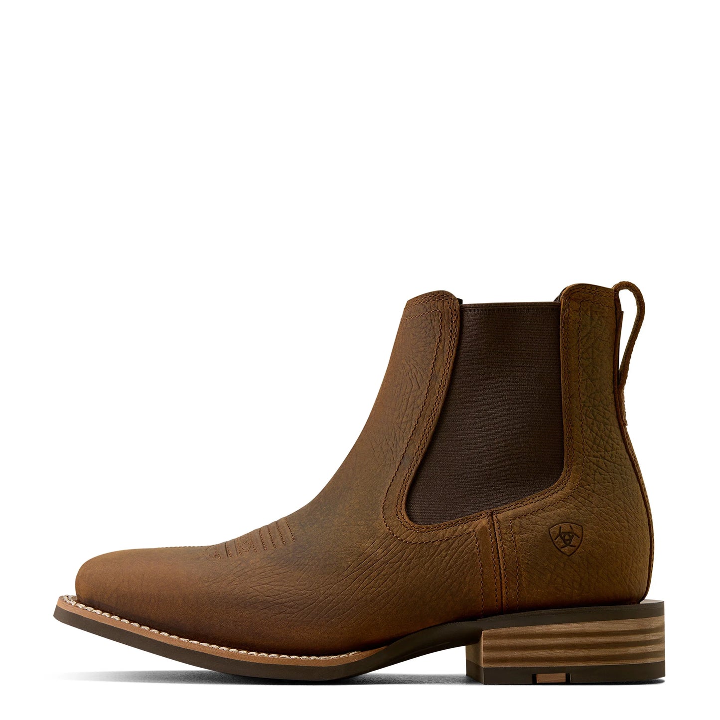 Ariat Men's Western Big Rig Wide Square Toe Chelsea Boot - Earth