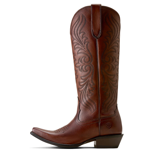 Ariat Ladies Calera Leather X Toe Western Boot - Whiskey