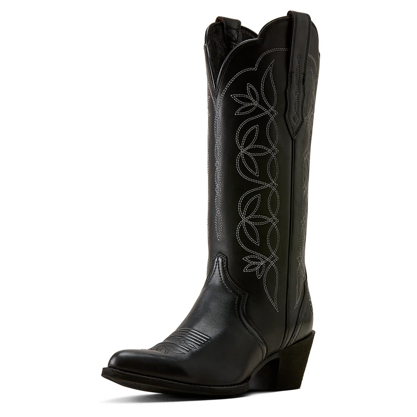 Ariat Women's Heritage Blossom J Toe Western Boot - Black