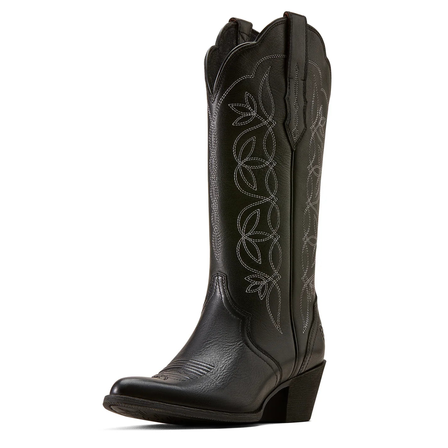 Ariat Women's Heritage Blossom J Toe Western Boot - Black