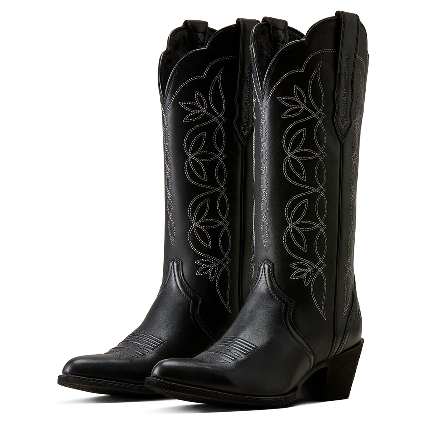 Ariat Women's Heritage Blossom J Toe Western Boot - Black