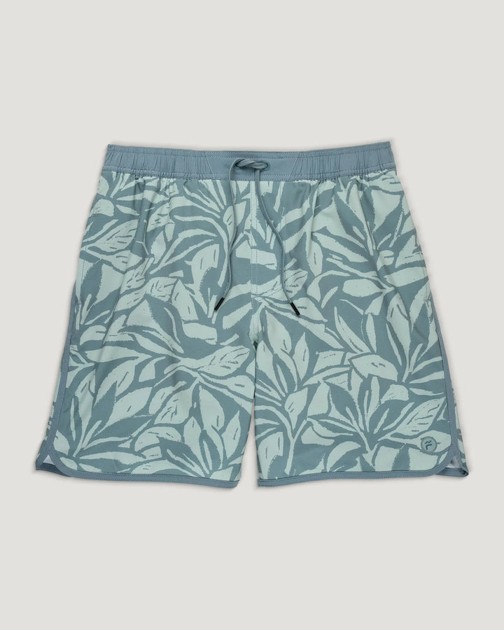 Men's Lined Downshore Trunk - Canopy Print Stormy Sea