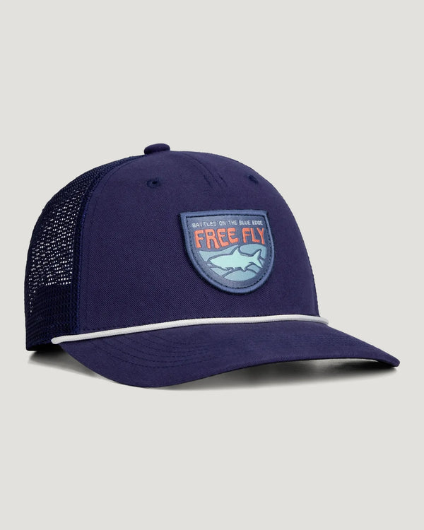 Blue Edge Trucker Hat - Deep Navy