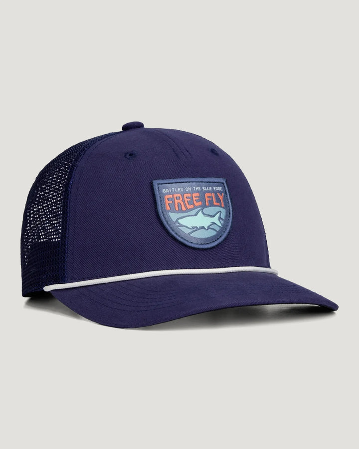 Blue Edge Trucker Hat - Deep Navy