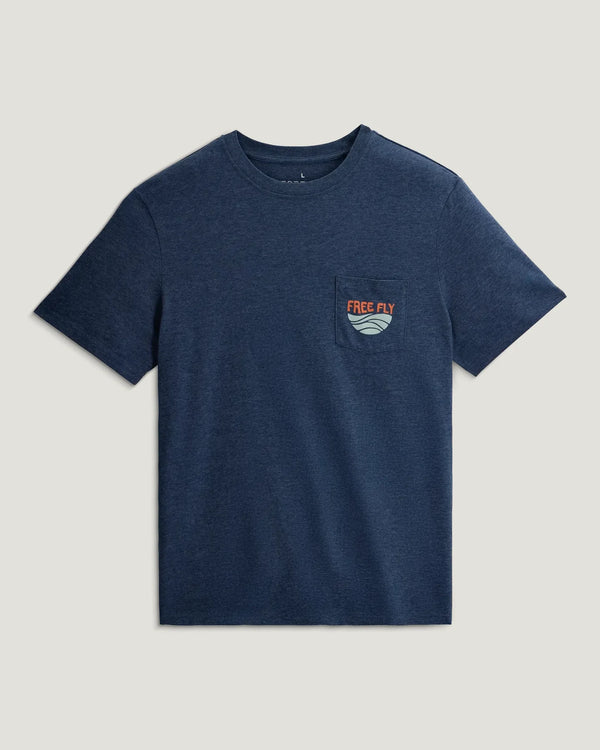 Blue Edge Pocket Tee - True Navy
