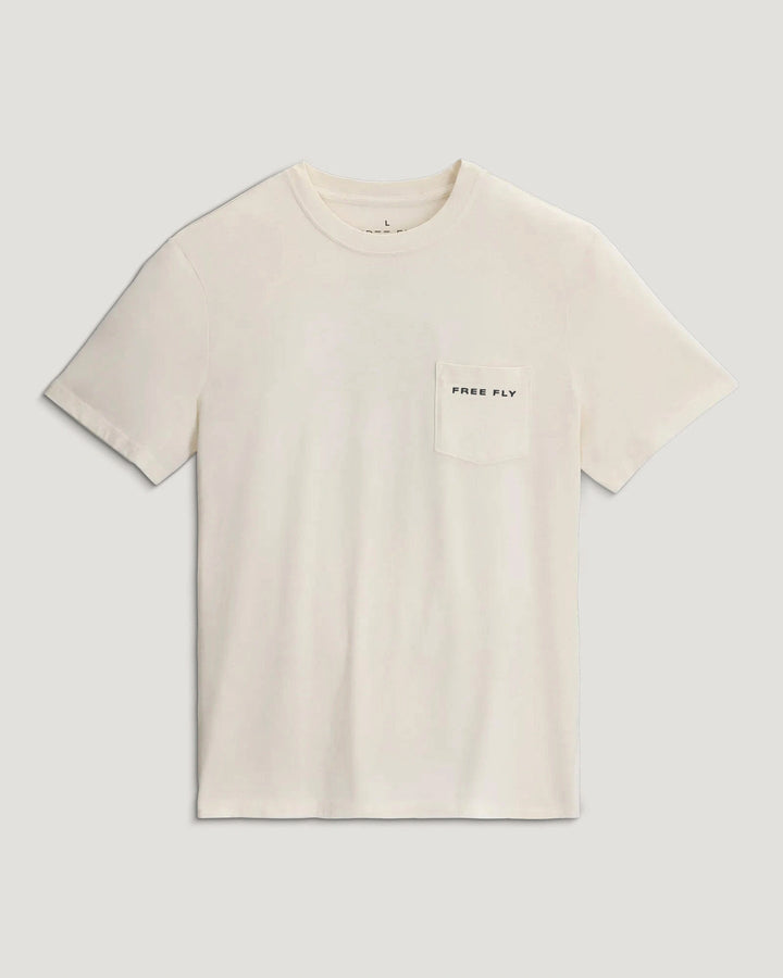 Dive Bomb Pocket Tee - Heather Sea Salt