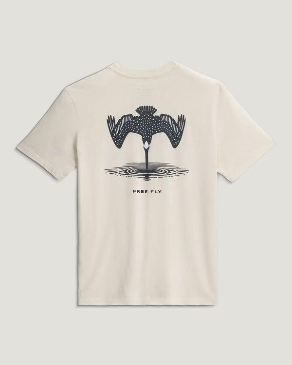 Dive Bomb Pocket Tee - Heather Sea Salt