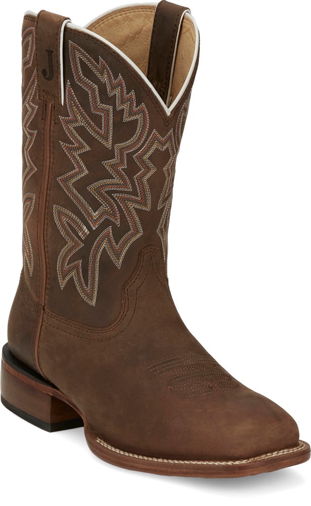 Jackpot Brown Cowhide Western Boot