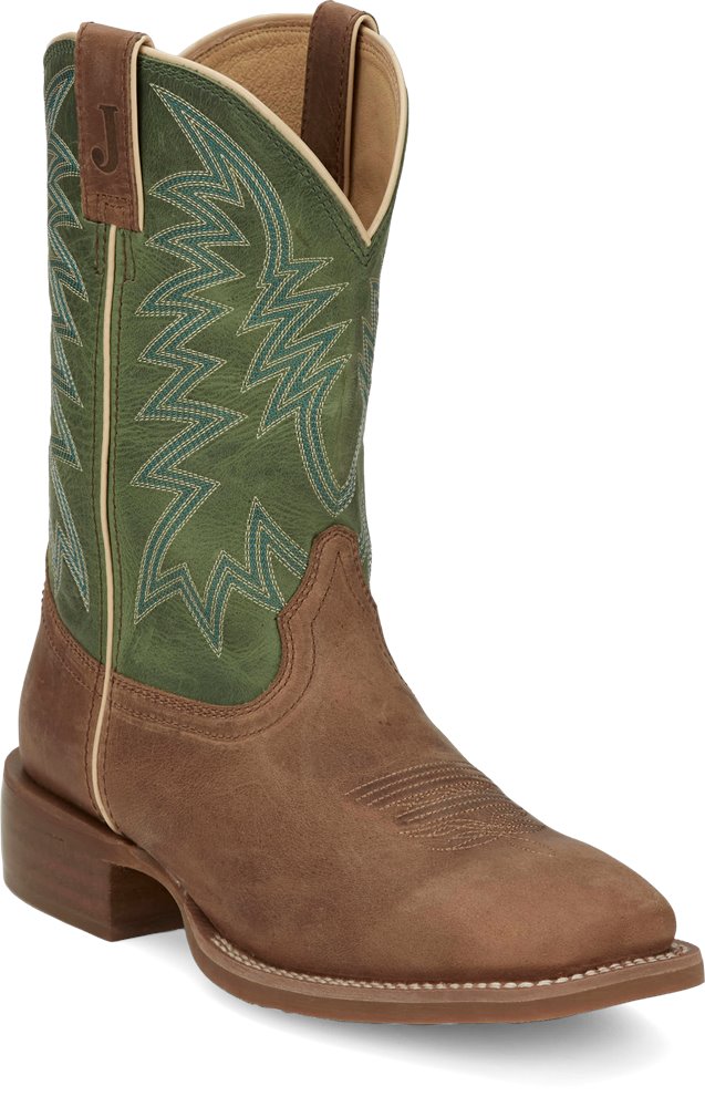 Big Bucks Tan Cowhide Western Boot