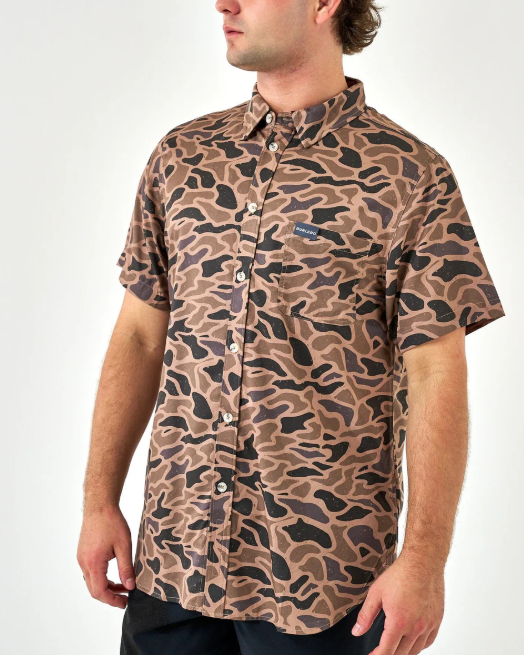 Performance Button Up - Gauge Camo