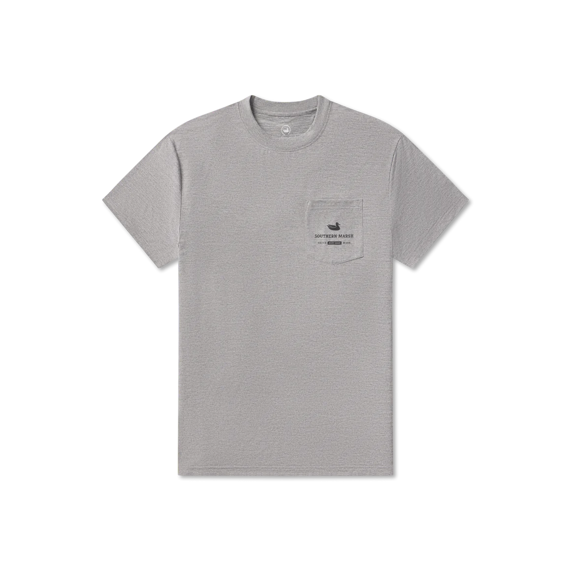 FieldTec™ Pro Heathered Tee - Fishing Co- Midnight Gray