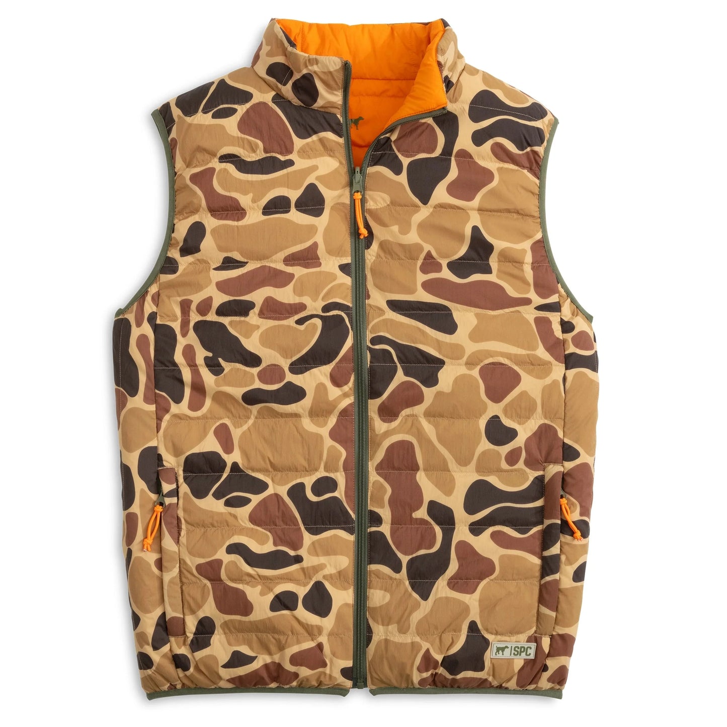 Field Series Reversible Down Vest - Blaze Orange