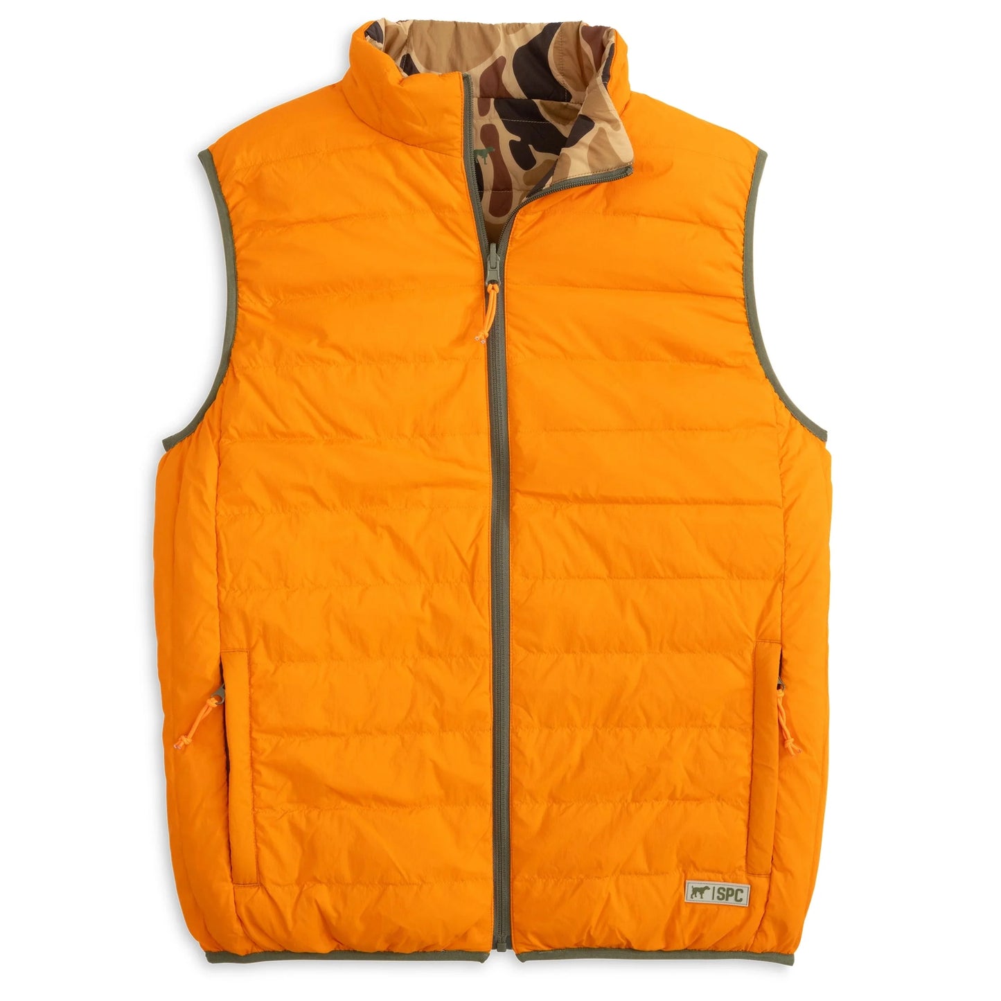 Field Series Reversible Down Vest - Blaze Orange