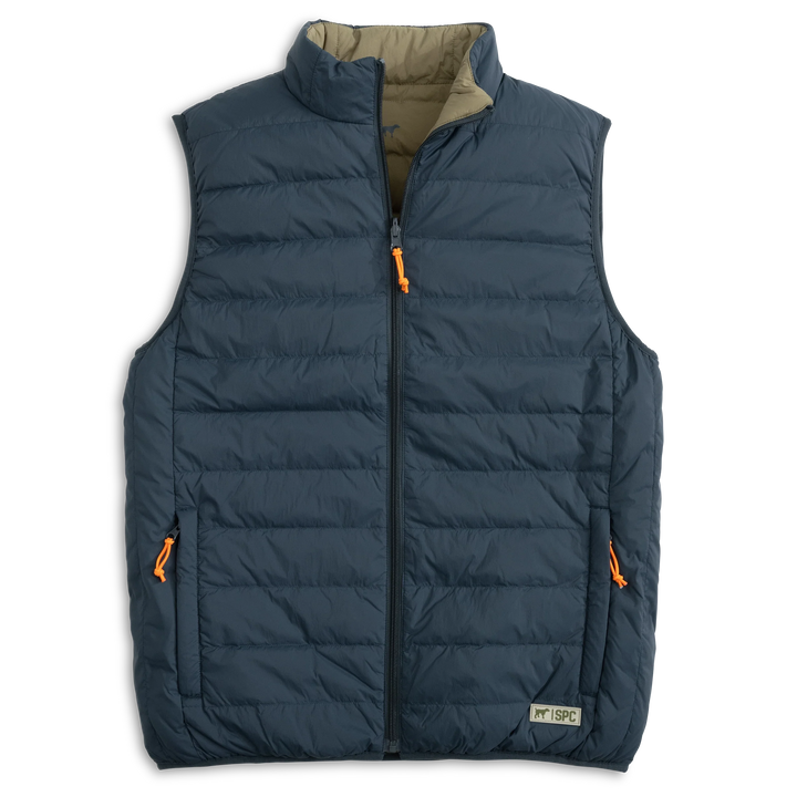 Youth Field Series Reversible Down Vest - Navy