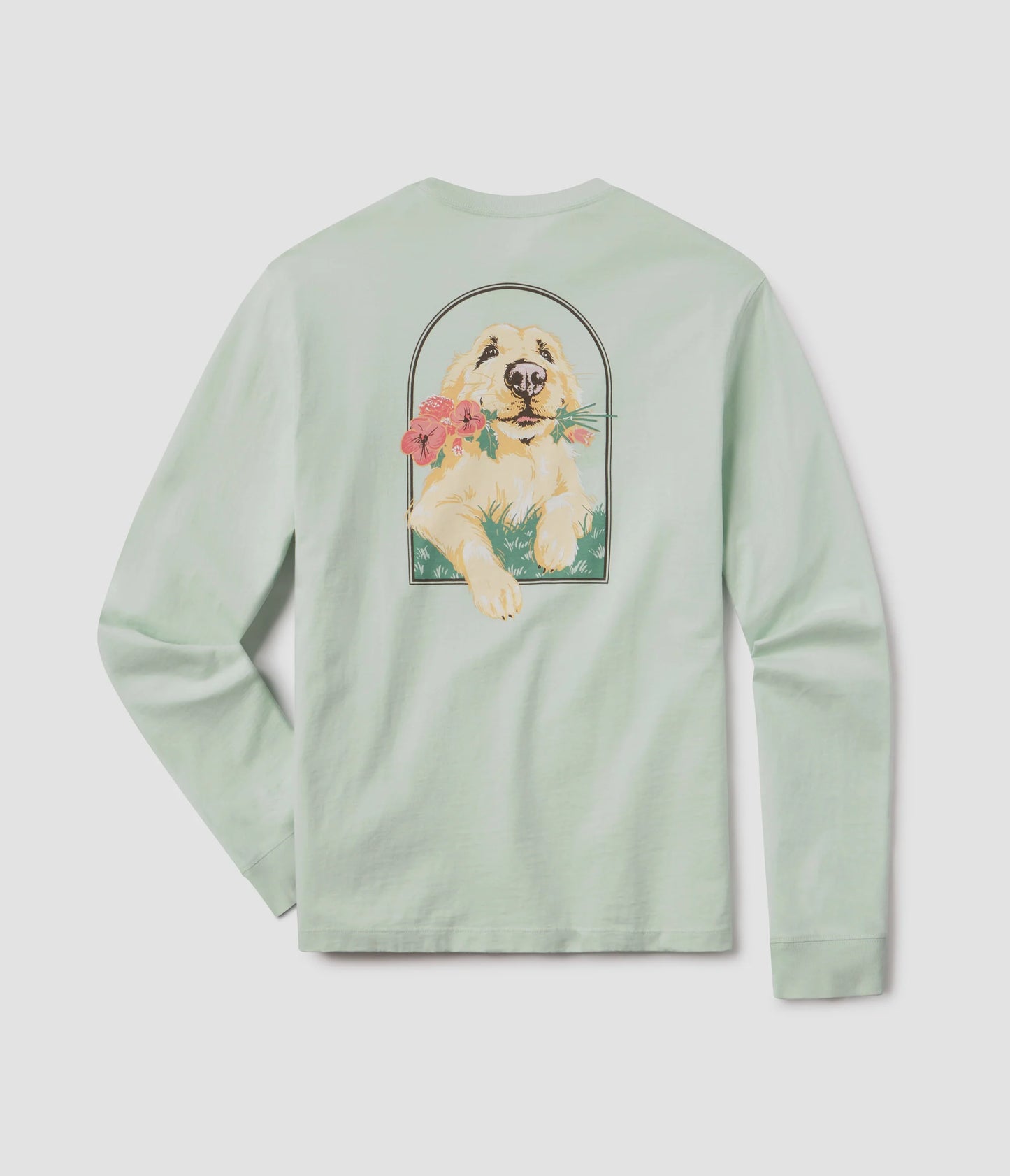 Floral Fetch Tee - Cool Mint
