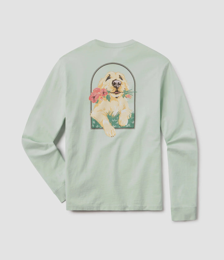 Floral Fetch Tee - Cool Mint