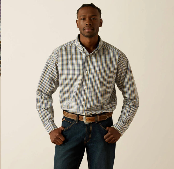 Wrinkle Free LS Button Down - Purple