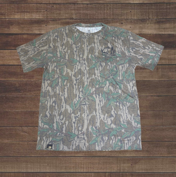 Dallas Wayne Camo Heritage Tee - Turkey - Mossy Oak Greenleaf