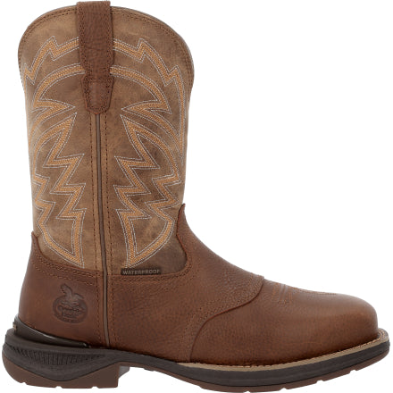 Georgia Boot Aero LT Square Toe 11" Pull-On Western Carbon Toe Boot – Brown/Tan