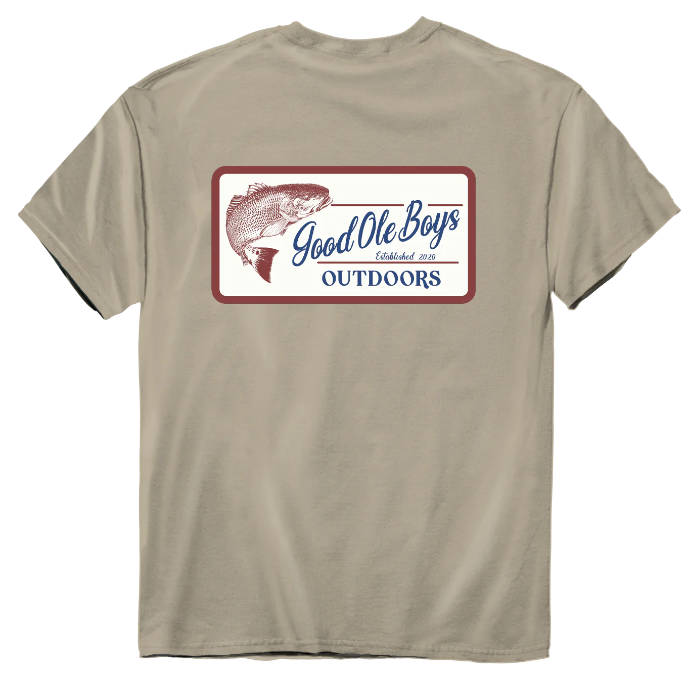 Redfish Logo Tee - Sand