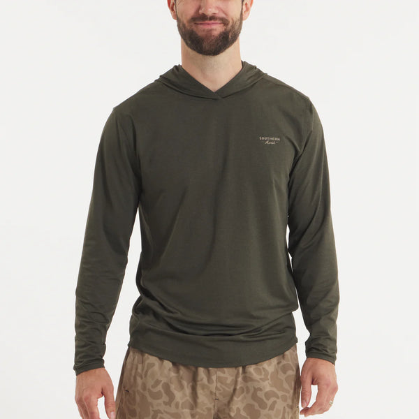 FieldTec™ Ultralight Hoodie - Retro Camo - Dark Olive