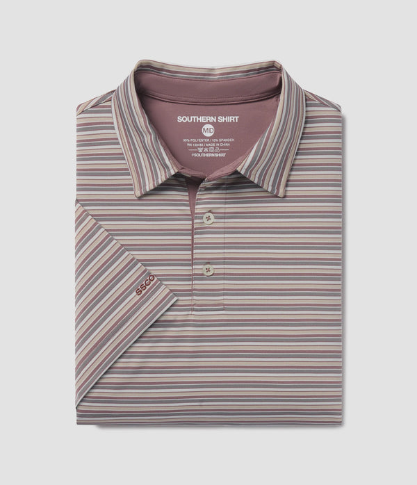 Grant Stripe Polo - Mesa