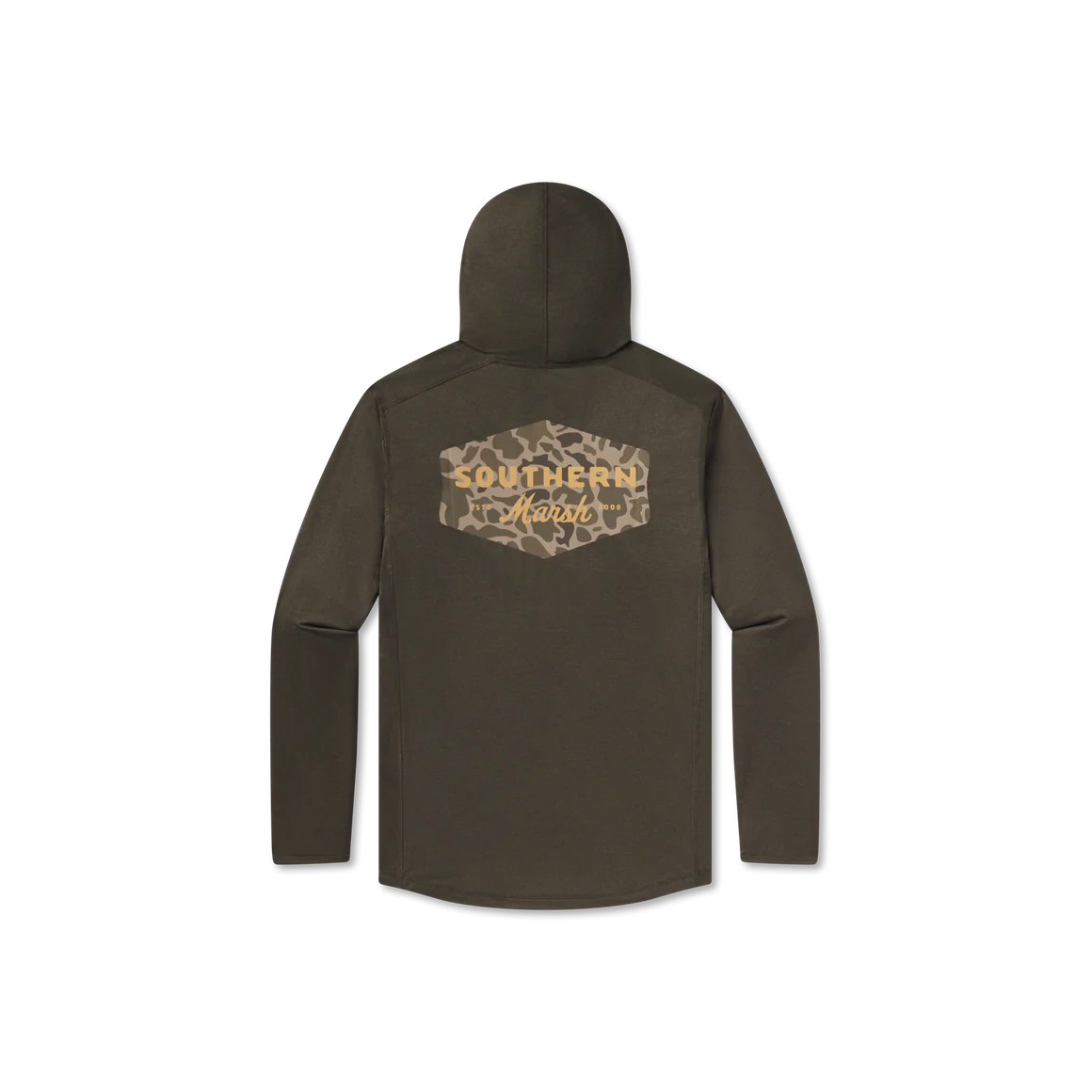 FieldTec™ Ultralight Hoodie - Retro Camo - Dark Olive