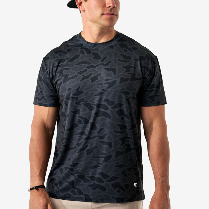 Go To Tee - Black Camo