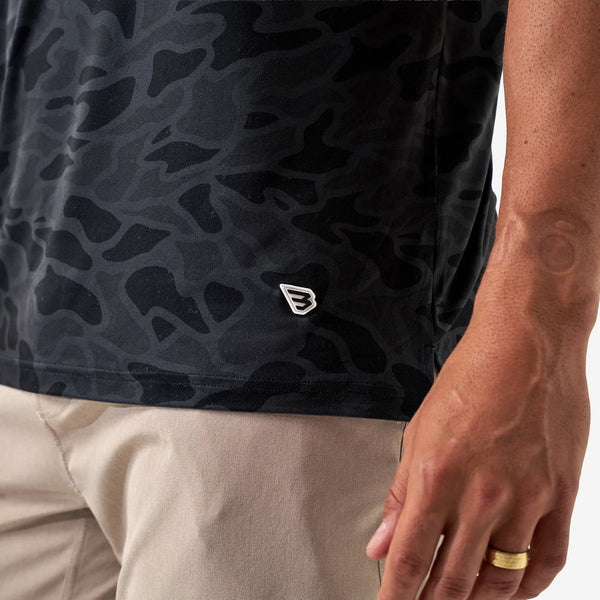 Go To Tee - Black Camo