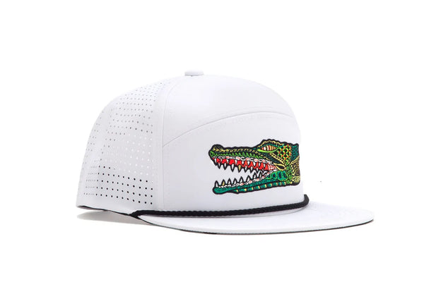 Gator Head - Performance Flat Brim Hat
