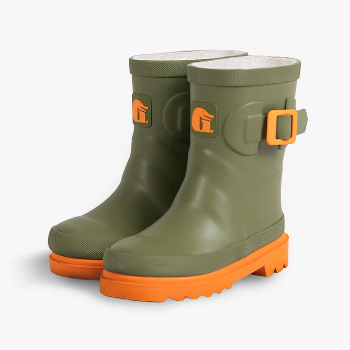 Youth Rain Boots - Olive