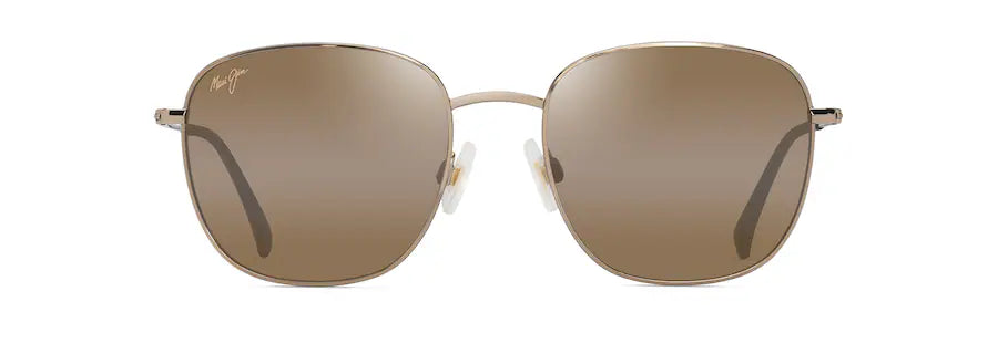 ‘Ōlali Asian Fit Shiny Light Gold with Greyish- Green w/ HCL® Bronze Lenses