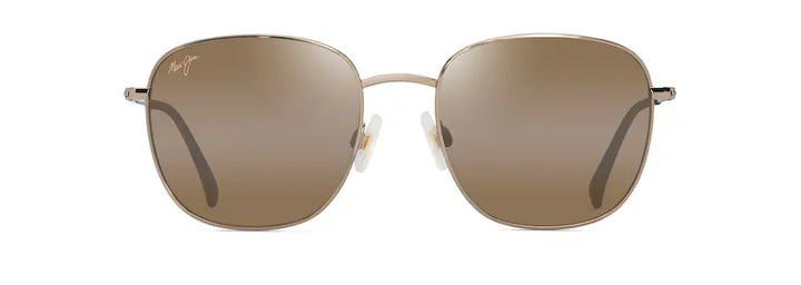 ‘Ōlali Asian Fit Shiny Light Gold with Greyish- Green w/ HCL® Bronze Lenses