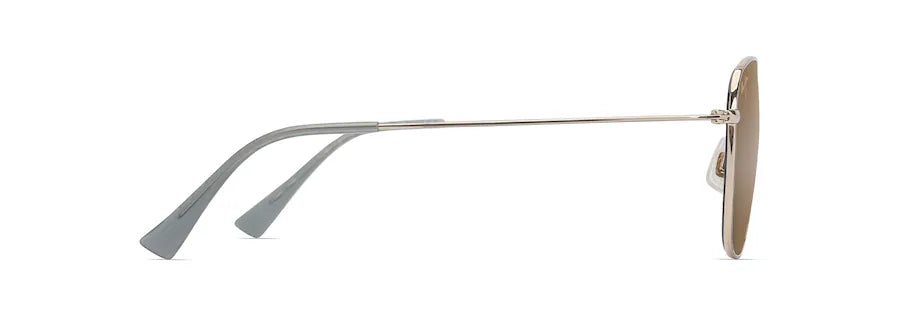 ‘Ōlali Asian Fit Shiny Light Gold with Greyish- Green w/ HCL® Bronze Lenses