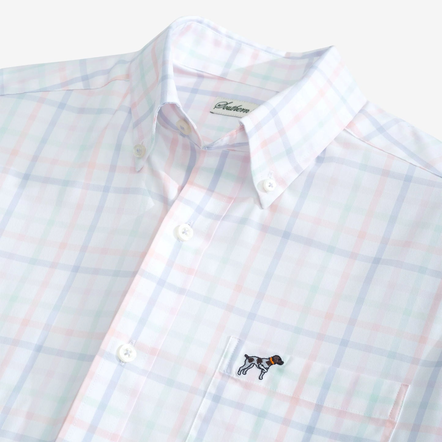 Hadley Performance Button Down - Shoreline Plaid