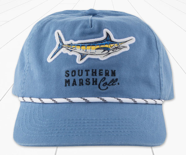 Ensenada Rope Hat - Marlin Patch Light Blue