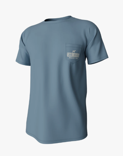 Vintage Tee Short Sleeve Pocket Tee - Mountain Spring