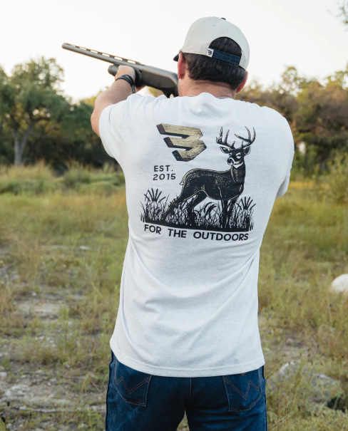 For The Outdoors SS Tee - Oatmeal