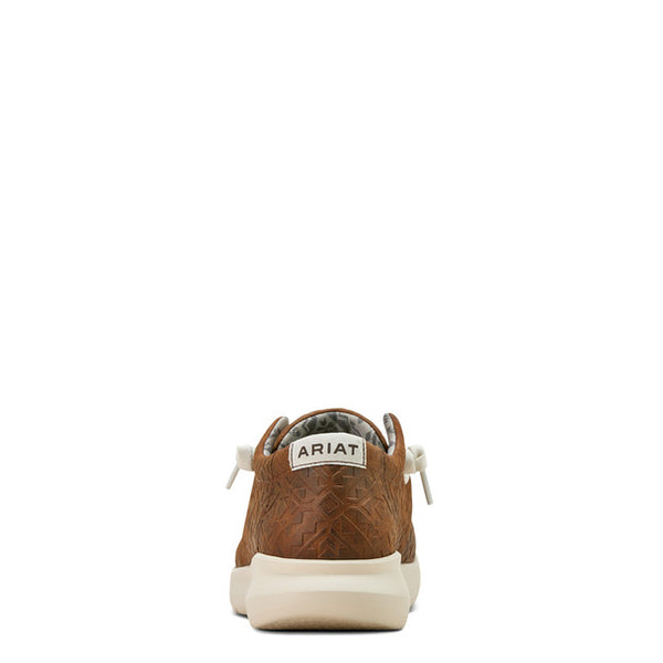 Men's Hilo Shoe - Mahogany Blanket Emboss