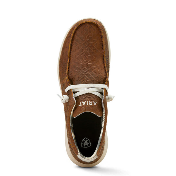 Men's Hilo Shoe - Mahogany Blanket Emboss