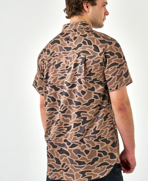 Performance Button Up - Gauge Camo