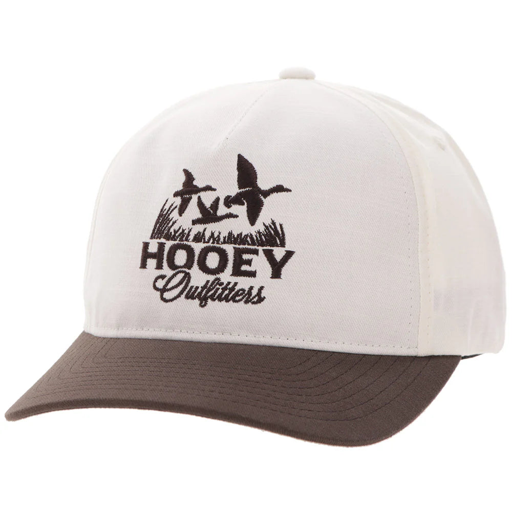 "Decoy" Hat Cream w/ Brown Logo
