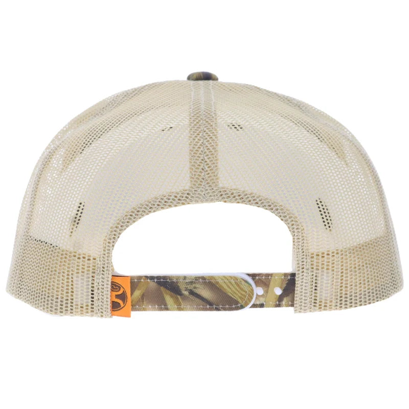 Retriever 6-Panel Trucker Snapback Hat - Brown & Realtree Camo