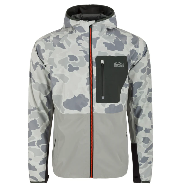 Ultra-Lite Backwaters Waterproof Stretch Jacket - Old School Monument