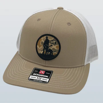 Hunter Camo Patch - Khaki/White